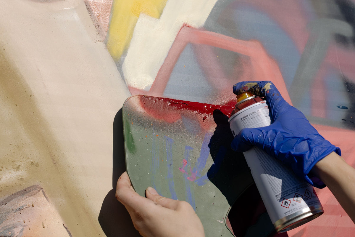 Spray Paint Takes to Dry